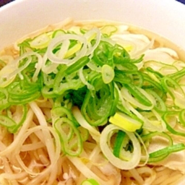 鶏塩わさびのあっさりラーメン